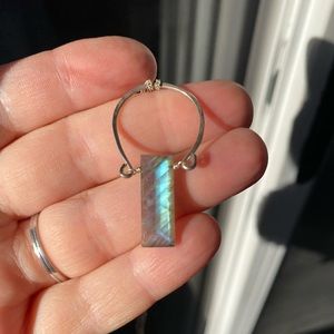 Labradorite Sterling Silver Necklace